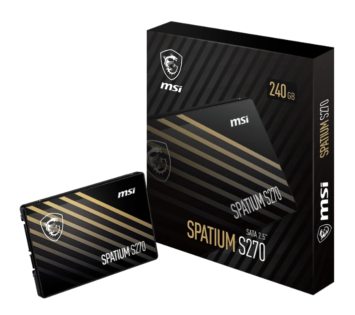 SSD MSI Spatium S270 240GB SATA III 2,5 polegadas