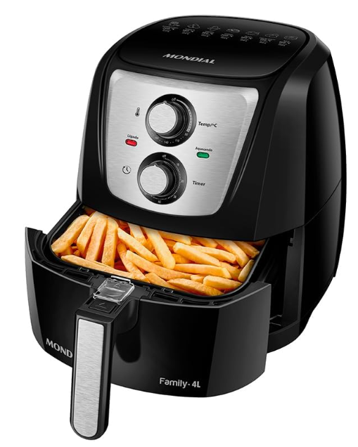 Air Fryer sem óleo para preparar alimentos