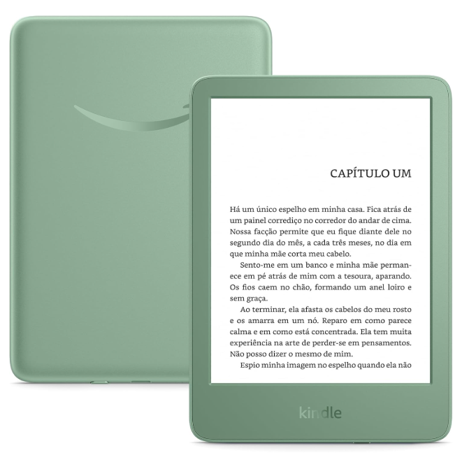 Kindle leitor digital para leitura de livros